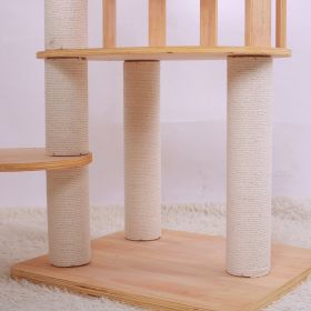 EliteCat Haven - Premium Wooden Multi-Level Cat Climber Cat Tower