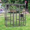Outdoor Super Large Cat Cage - Grey