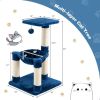 Multi-level Cat Tree with Scratching Posts and Cat Hammock