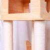 GalaxyCat Oasis - Premium Wooden Multi-Level Cat Climber with Space Capsule Cat Tower