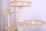 PurrScape Elegance - Deluxe Wooden Cat Tower