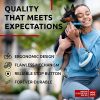 Blue Hands Free Retractable Dog Leash for Small Medium and Large Dogs with One Handed Brake Lock 9.5Ft