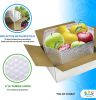 Foil Insulated Box Liners 6" x 6" x 6"; Pack of 50 Insulated Shipping Boxes for Frozen Food; Double-Layer Bubble Insulated Shipping Containers; Cold S